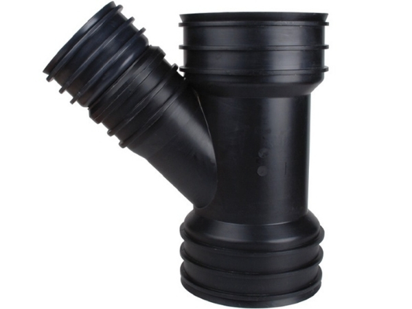 Corrugated Branch with PVC Outlet